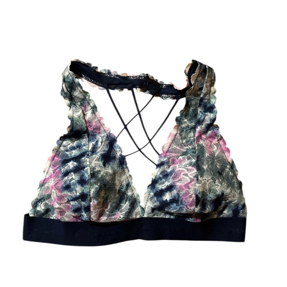 Victoria’s Secret PINK Floral Lace Bralette | Size L